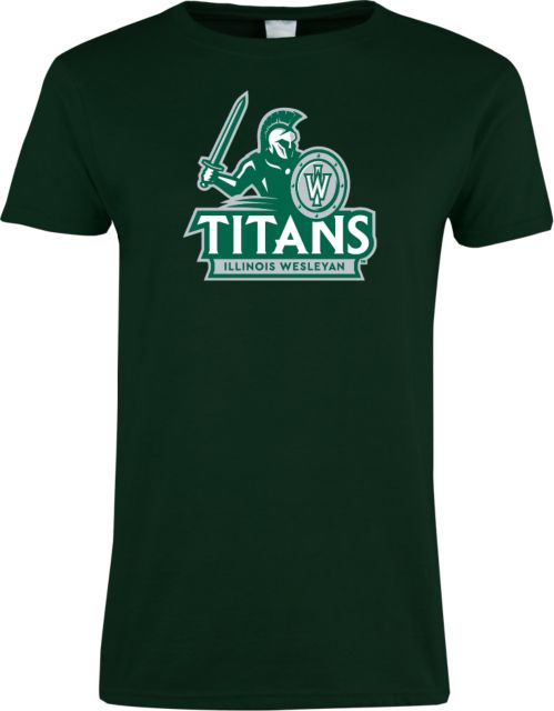 Illinois Wesleyan Ladies T Shirt Word Icon Combo Mark - ONLINE ONLY