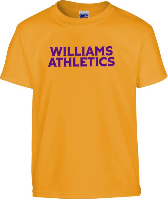 Williams College Youth T Shirt Athletics Wordmark - ONLINE ONLY