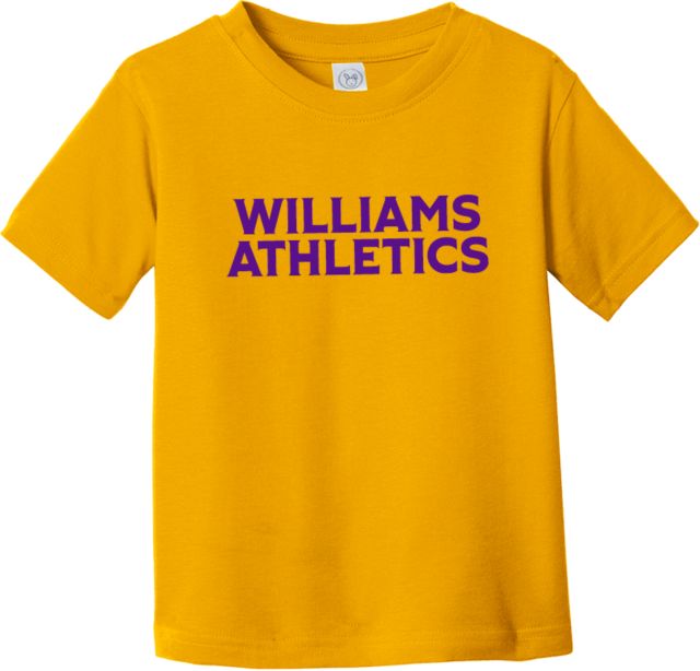 Williams College Toddler T Shirt Athletics Wordmark - ONLINE ONLY