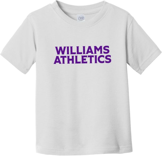 Williams College Toddler T Shirt Athletics Wordmark - ONLINE ONLY