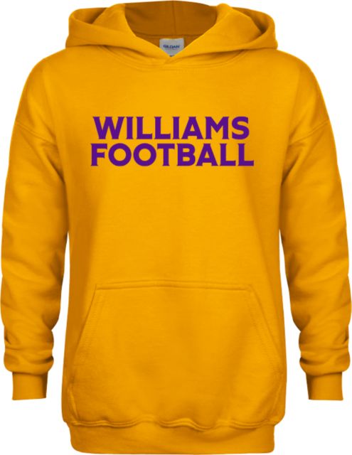 Williams College Youth Fleece Hoodie Williams Football - ONLINE ONLY