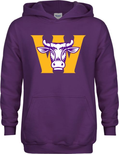 Williams College Youth Fleece Hoodie W Ephelia Head - ONLINE ONLY