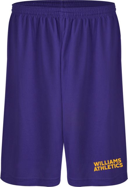 Williams College Performance Classic 9 Inch Short Athletics Wordmark - ONLINE ONLY