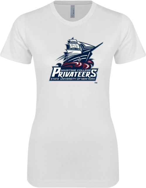SUNY Maritime Next Level Ladies SoftStyle Junior Fitted Tee SUNY Maritime Primary Mark - ONLINE ONLY