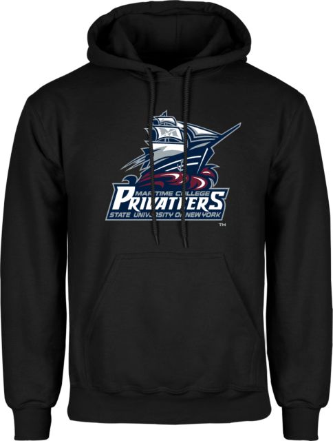 SUNY Maritime Fleece Hoodie SUNY Maritime Primary Mark - ONLINE ONLY