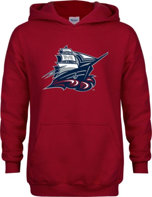 SUNY Maritime Youth Fleece Hoodie SUNY Maritime Secondary Mark - ONLINE ONLY