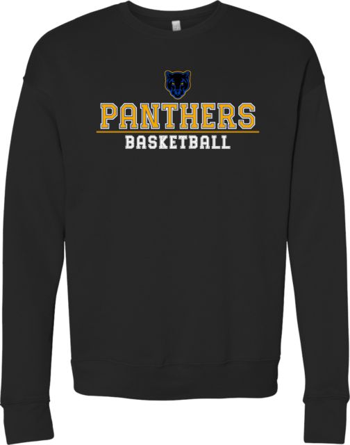 Merritt College Bella + Canvas Fleece Crew Merritt College Arched Basketball