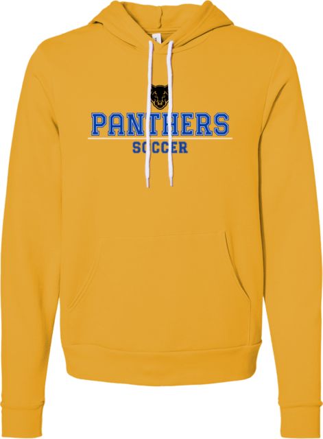 Merritt College Bella + Canvas Fleece Hood Merritt College Arched Soccer