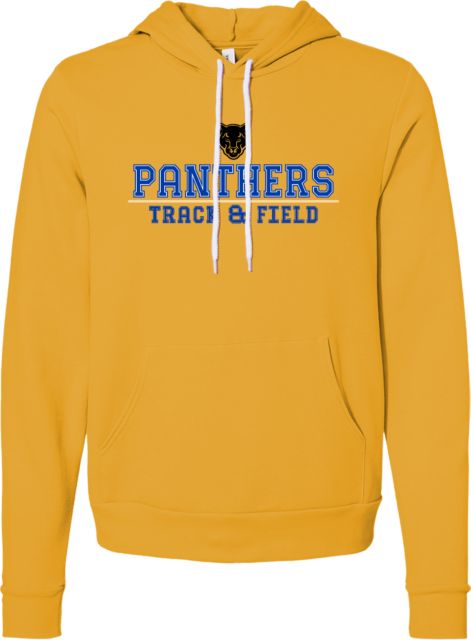 Merritt College Bella + Canvas Fleece Hood Merritt College Arched Track and Field
