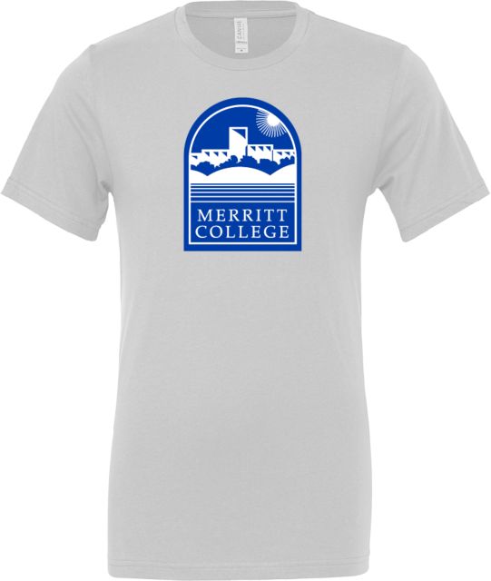 Merritt College Bella + Canvas Jersey Cotton T Shirt Merritt College Primary Mark