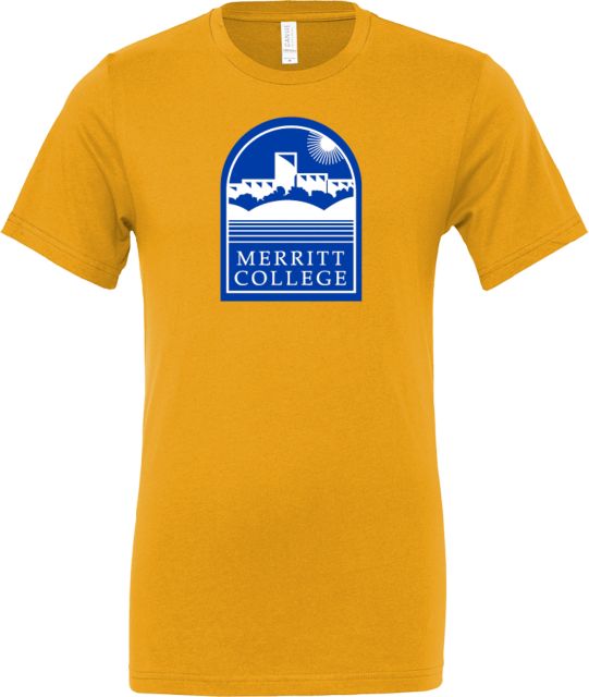 Merritt College Bella + Canvas Jersey Cotton T Shirt Merritt College Primary Mark