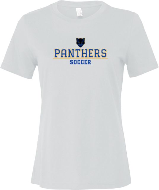 Merritt College Bella + Canvas Womens Relaxed Cotton T Shirt Merritt College Arched Soccer