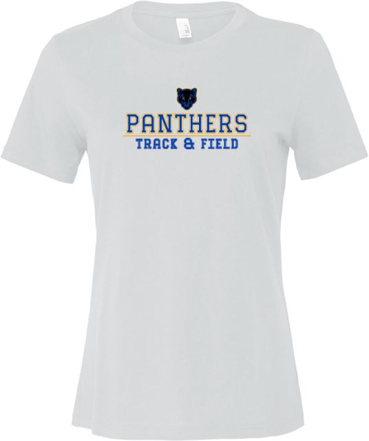Merritt College Bella + Canvas Womens Relaxed Cotton T Shirt Merritt College Arched Track and Field