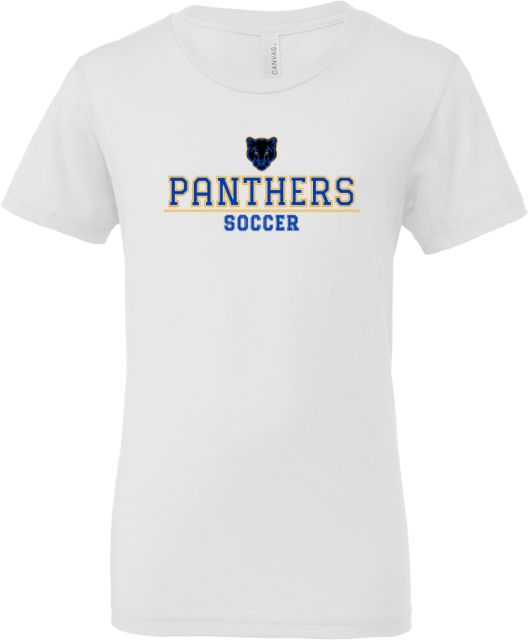 Merritt College Bella + Canvas Youth Jersey T Shirt Merritt College Arched Soccer