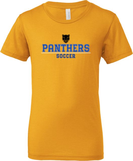 Merritt College Bella + Canvas Youth Jersey T Shirt Merritt College Arched Soccer