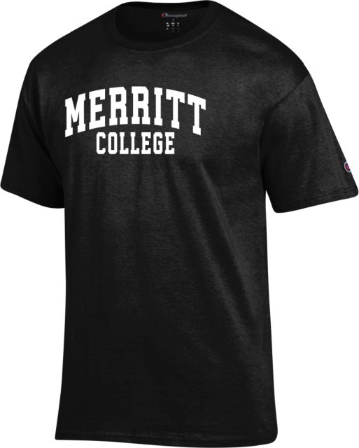 Merritt College Champion T Shirt Arched Merritt College