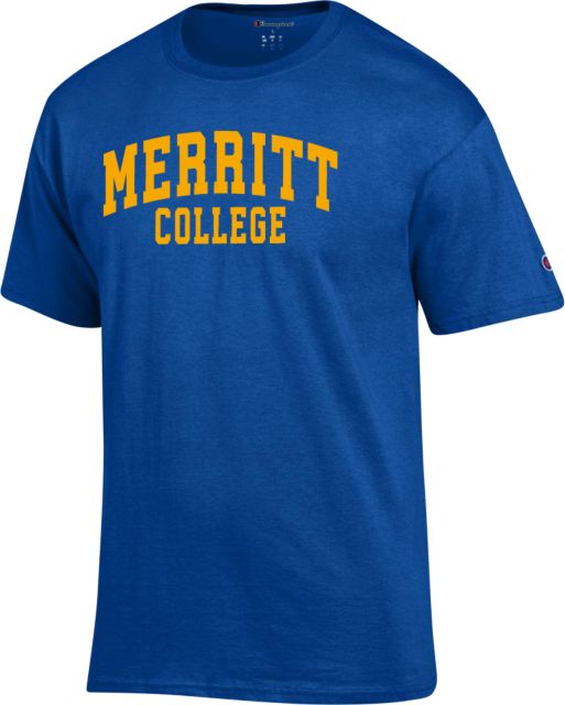 Merritt College Champion T Shirt Arched Merritt College