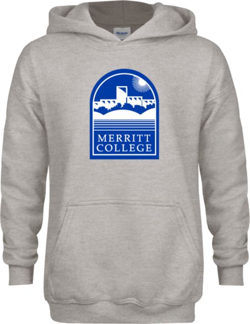 Merritt College Youth Fleece Hood Merritt College Primary Mark