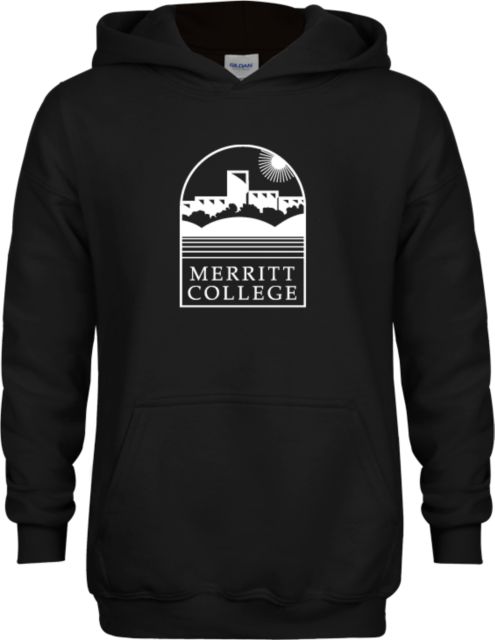 Merritt College Youth Fleece Hoodie Merritt College Primary Mark