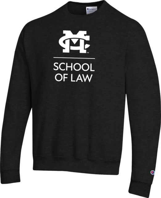 Mississippi College Champion Fleece Crew MC School of Law - Stacked - ONLINE ONLY