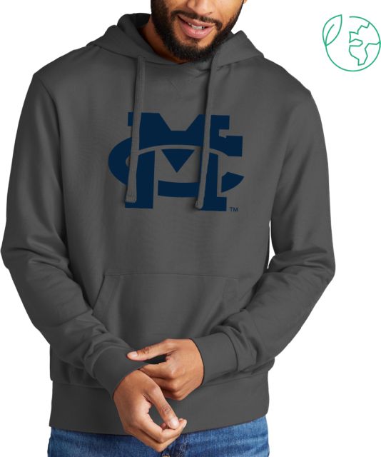Mississippi College Allmade Organic French Terry Pullover Hoodie MC University Mark - ONLINE ONLY