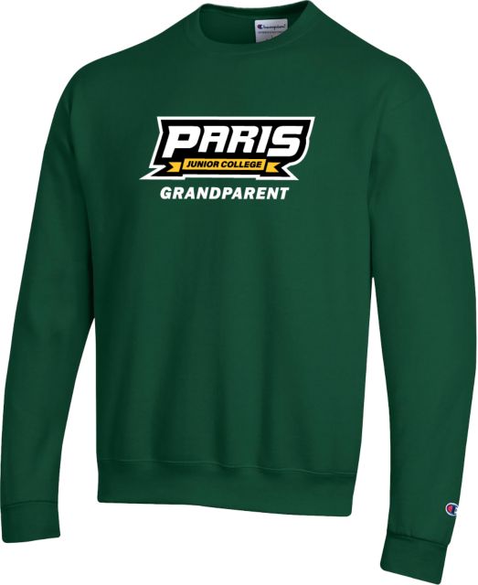 Paris Junior College Champion Fleece Crew Paris Junior College Grandparent - ONLINE ONLY