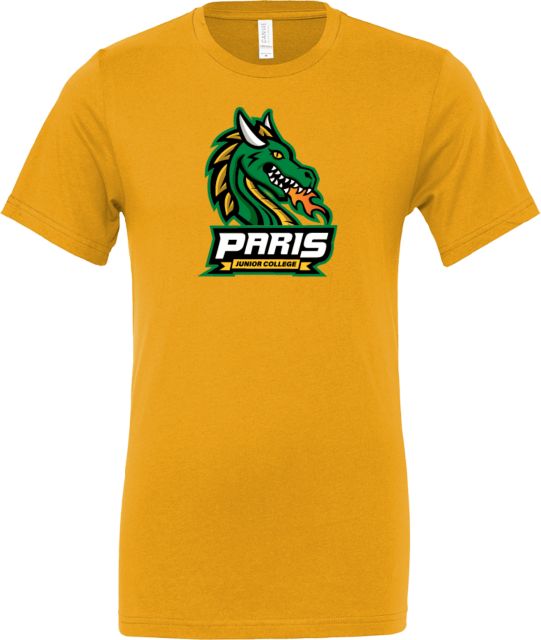 Paris Junior College Bella + Canvas Jersey Cotton T Shirt Dragon w Wordmark - ONLINE ONLY