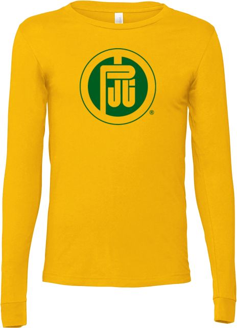 Paris Junior College Bella + Canvas Jersey Cotton Long Sleeve T Shirt PJC Primary Mark - ONLINE ONLY