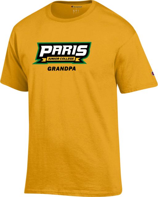 Paris Junior College Champion T Shirt Paris Junior College Grandpa - ONLINE ONLY