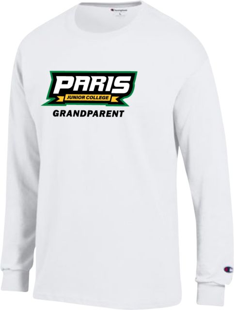 Paris Junior College Champion Long Sleeve T Shirt Paris Junior College Grandparent - ONLINE ONLY