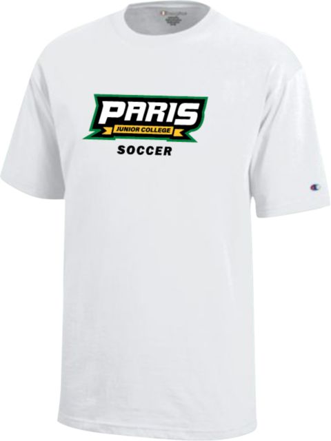 Paris Junior College Youth Champion Short Sleeve Tee Paris Junior College Soccer - ONLINE ONLY