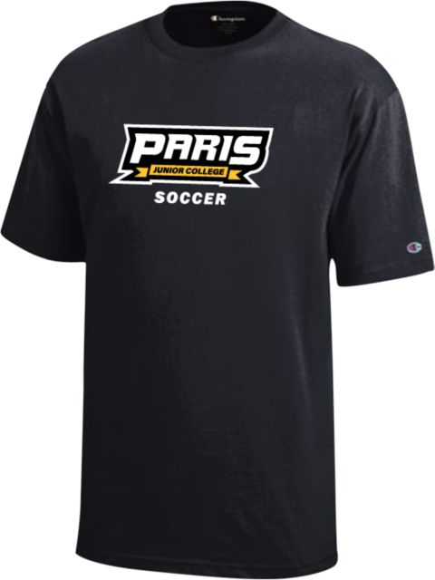 Paris Junior College Youth Champion Short Sleeve Tee Paris Junior College Soccer - ONLINE ONLY