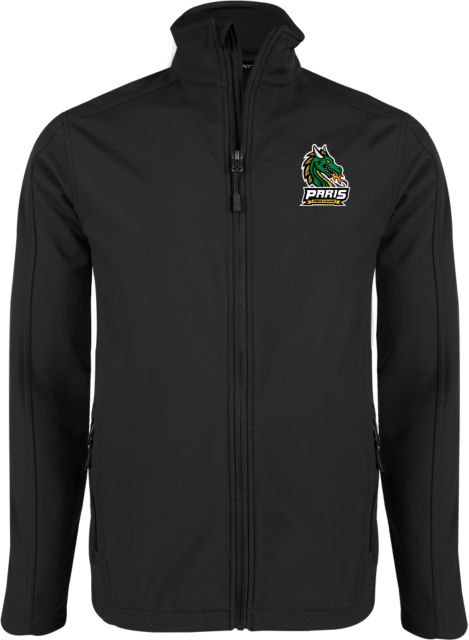 Paris Junior College Softshell Jacket Dragon w Wordmark - ONLINE ONLY