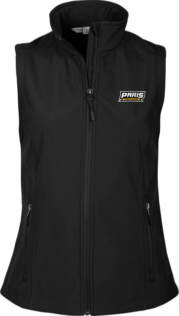 Paris Junior College Womens Core Softshell Vest Paris Junior College Wordmark - ONLINE ONLY