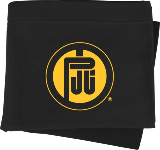 Paris Junior College Sweatshirt Blanket PJC Primary Mark - ONLINE ONLY