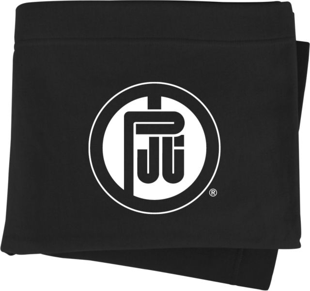 Paris Junior College Sweatshirt Blanket PJC Primary Mark - ONLINE ONLY
