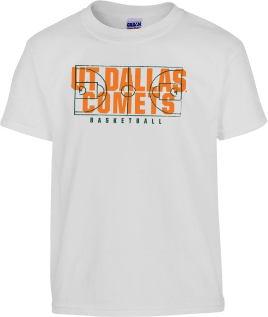 UT Dallas Youth T Shirt UTD - Basketball Distressed Court - ONLINE ONLY