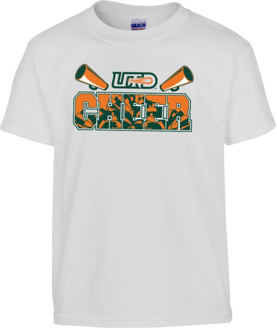 UT Dallas Youth T Shirt UTD - Cheer Pompom Block Letters - ONLINE ONLY