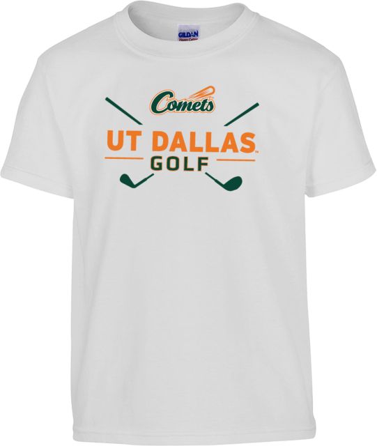 UT Dallas Youth T Shirt UTD - Golf Crossed Clubs - ONLINE ONLY