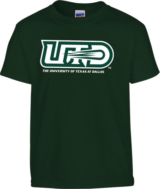 UT Dallas Youth T Shirt UTD UTD with School Name Athletic Mark ONLINE  ONLY