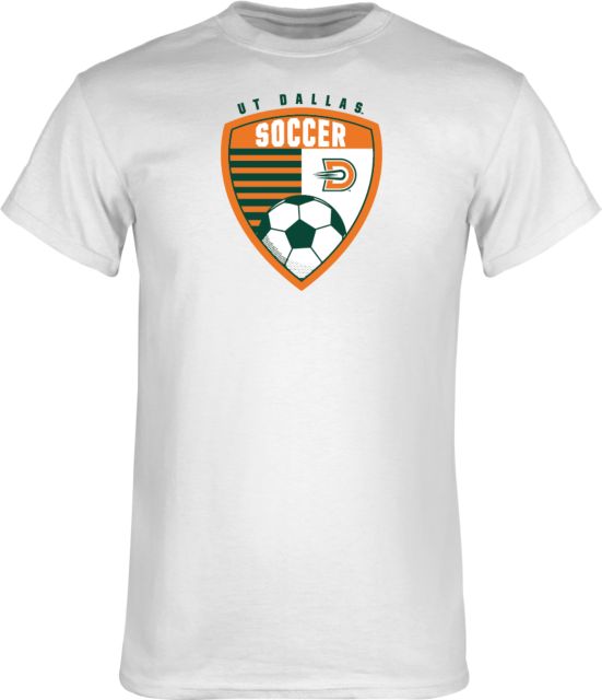 UT Dallas T Shirt UTD Soccer Crest ONLINE ONLY