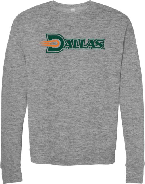 UT Dallas Bella + Canvas Fleece Crew UTD - Athletics Dallas Block - ONLINE ONLY