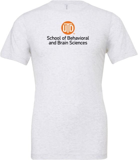 UT Dallas Bella + Canvas Ash Jersey Cotton T Shirt UTD - School of Behavioral and Brain Sciences - ONLINE ONLY