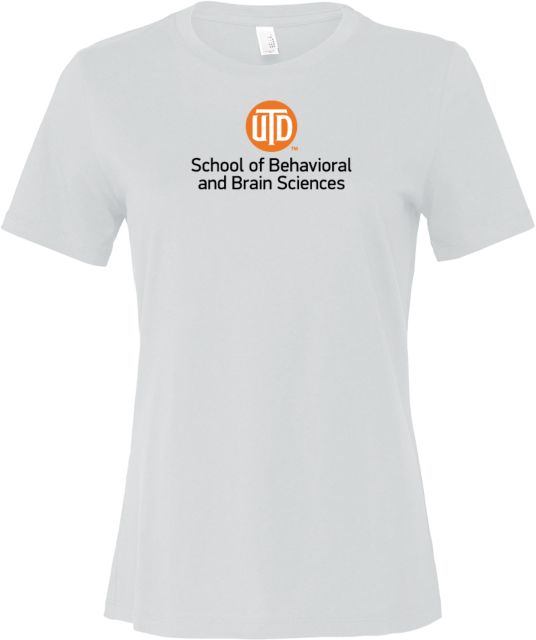 UT Dallas Bella + Canvas Womens Relaxed Cotton T Shirt UTD - School of Behavioral and Brain Sciences - ONLINE ONLY