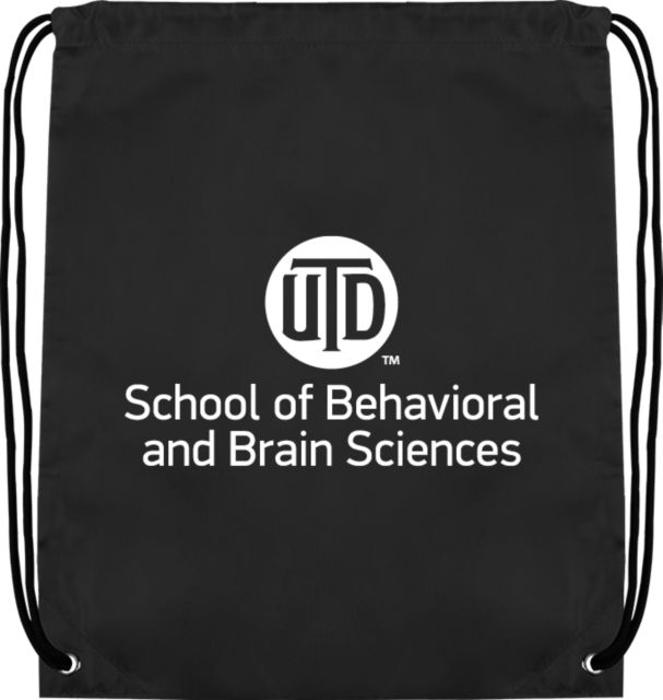 UT Dallas Drawstring Backpack UTD - School of Behavioral and Brain Sciences - ONLINE ONLY
