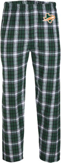 UT Dallas Boxercraft Green/White Unisex Flannel Pajama Pant UTD - Athletics Texas - ONLINE ONLY