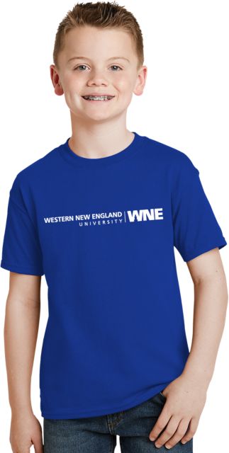 Western New England Youth T Shirt Primary Wordmark Flat - ONLINE ONLY