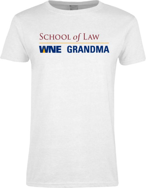 Western New England Ladies T Shirt School of Law Grandma - ONLINE ONLY