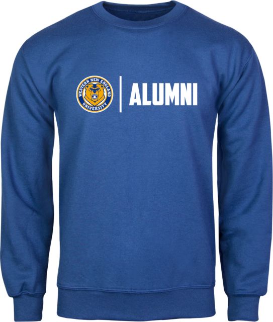 Western New England Fleece Crew Bear Alumni - ONLINE ONLY