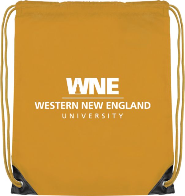 Western New England Drawstring Backpack Primary Wordmark - ONLINE ONLY